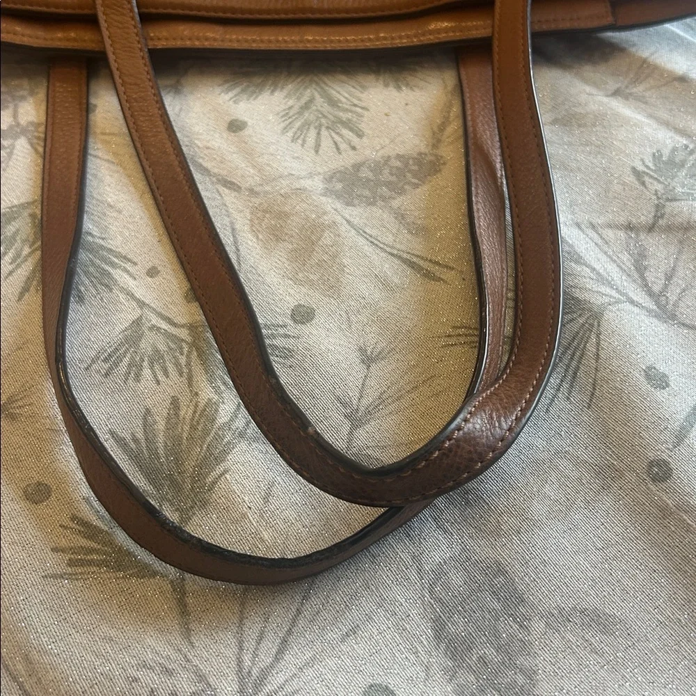 Kate Spade Caramel Brown Pebbled Leather Tote